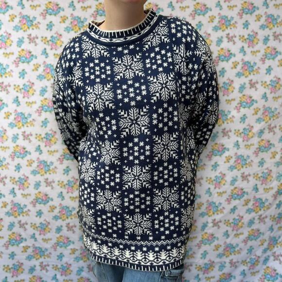 Plus size Venezia Vitale snowflake sweater size 22/24 - Picture 2 of 7